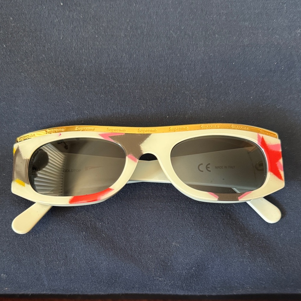 Supreme Gold Top Spring Glasses